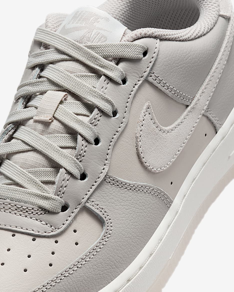 Grey nike air force 1 size 5 discount